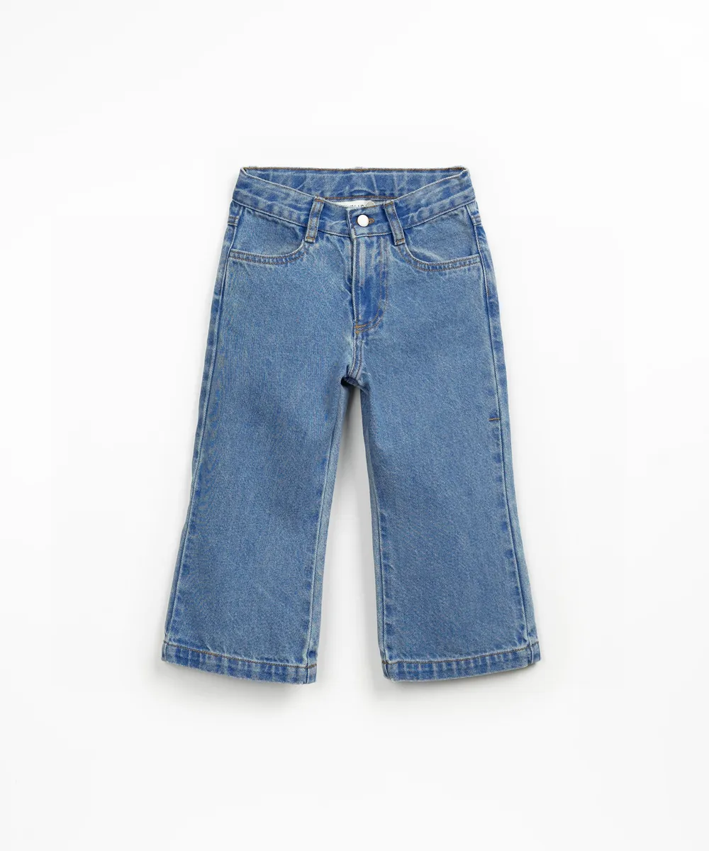 Play Up Hose Denim Wide