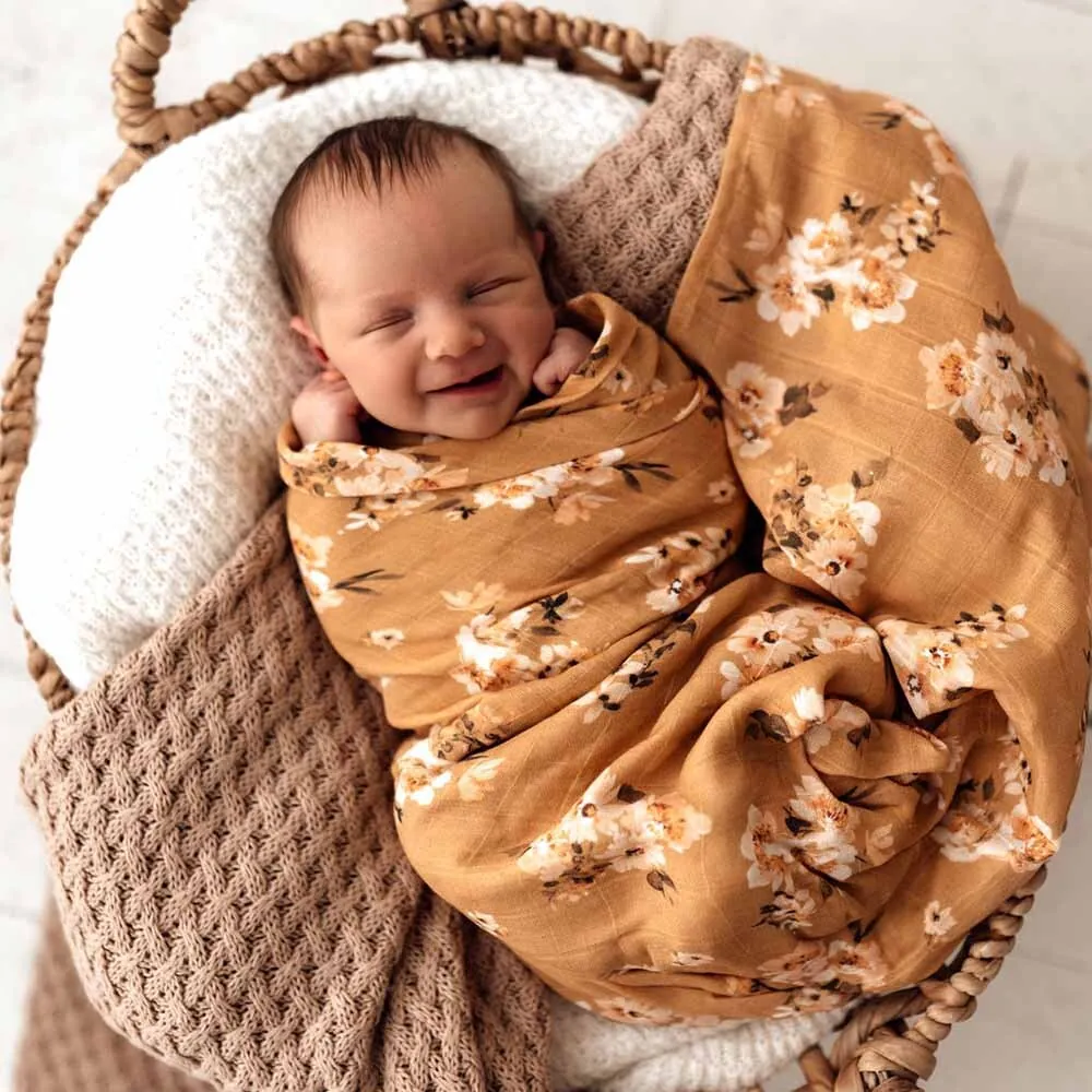 Muslin Golden Flower