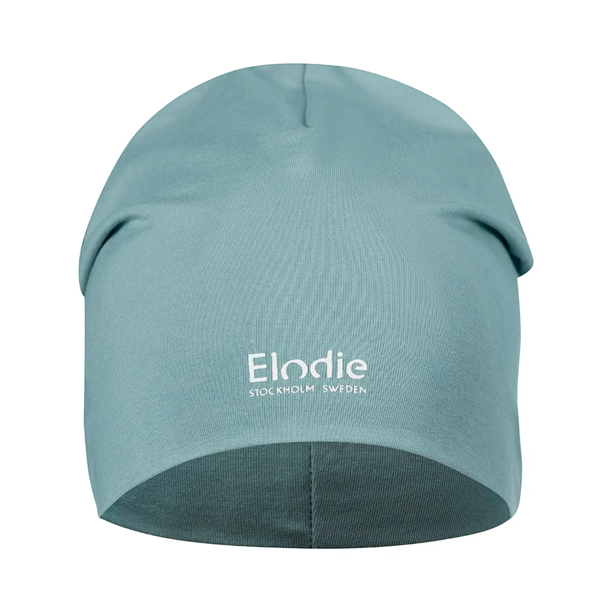 Logo Beanie Übergangszeit Aqua Türkis