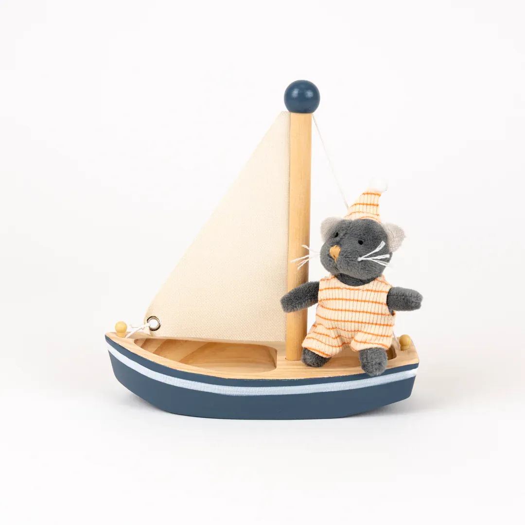 Egmont Toys "Plüschkatze Malo in einem Boot"