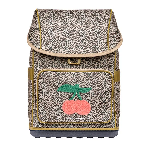 Jeune Premier Schulrucksack Ergomaxx | Leopard Cherry
