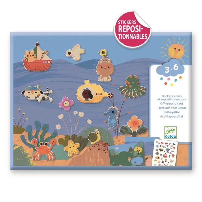 Créer avec des stickers - Été