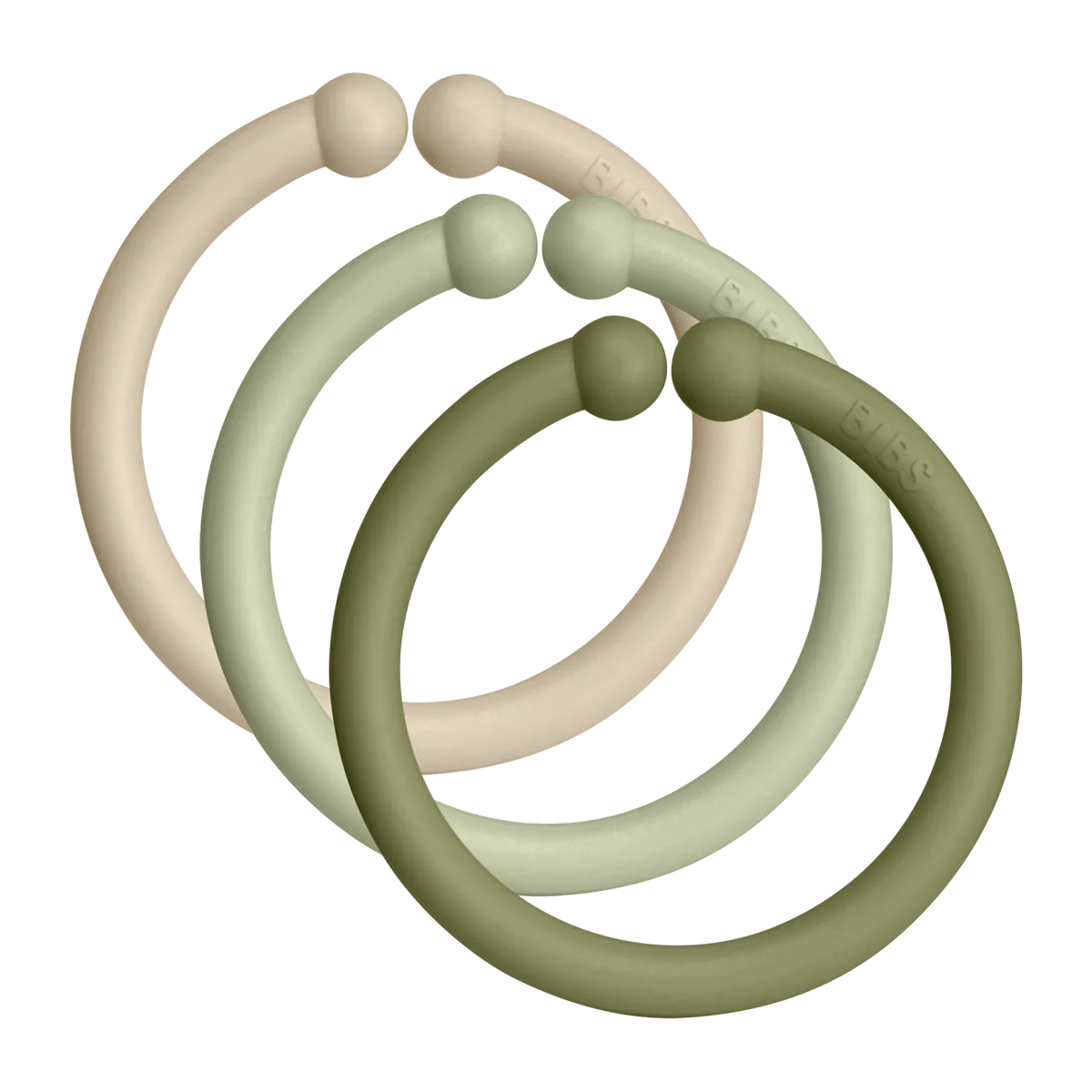 BIBS Loops 12er-Pack | Vanilla/Sage/Olive