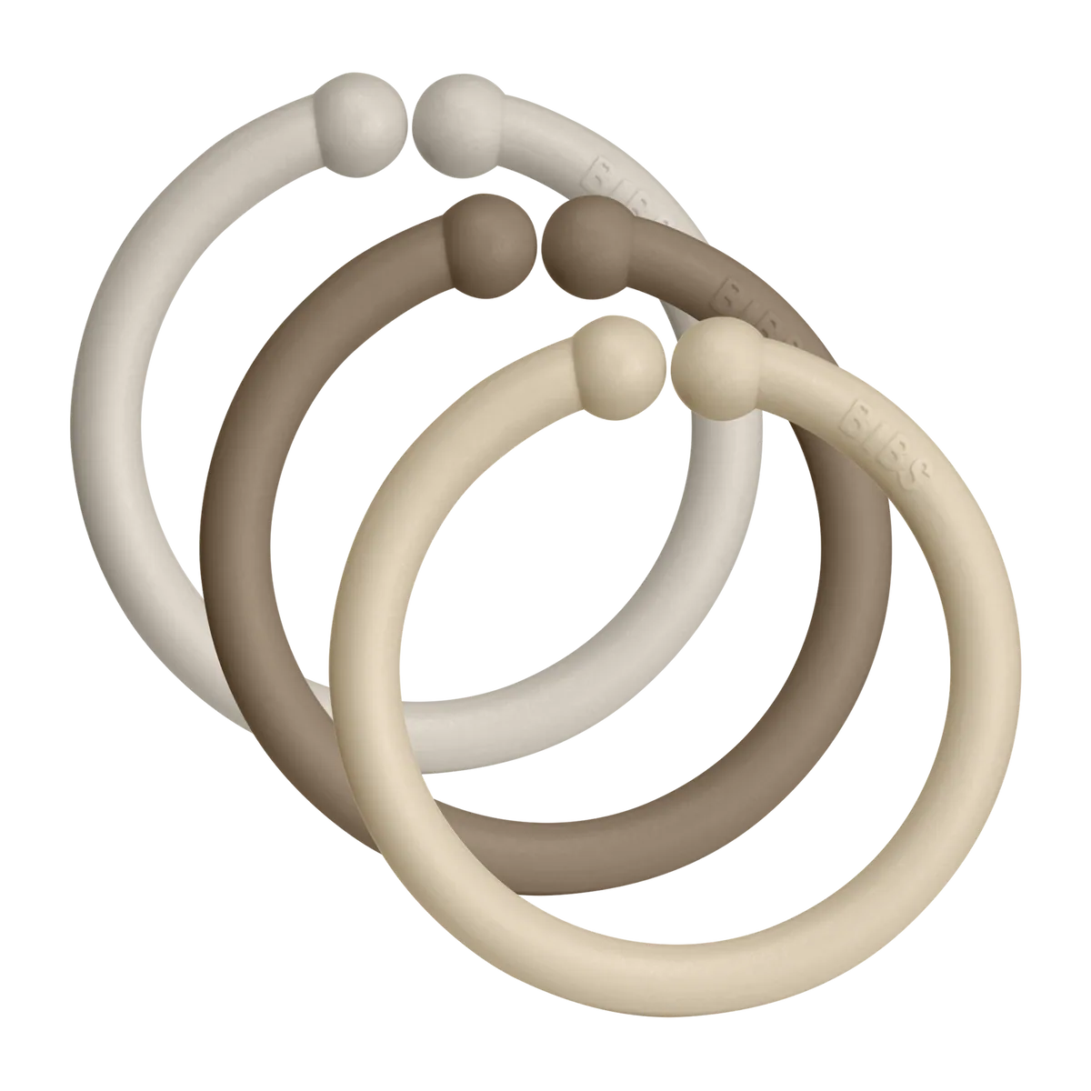 BIBS Loops 12er-Pack | Sand/Dark Oak/Vanilla