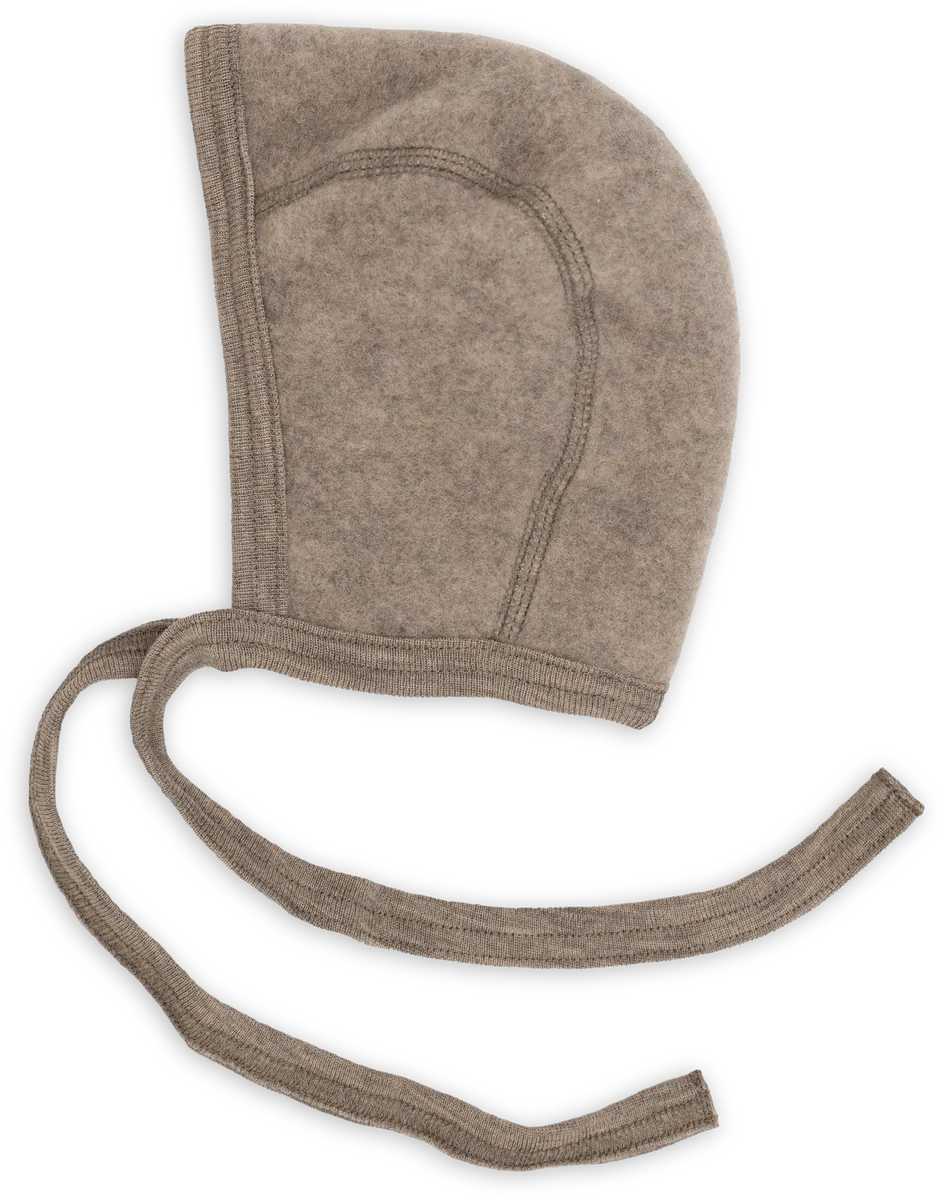 Engel Baby Wollfleece Mütze | Walnuss