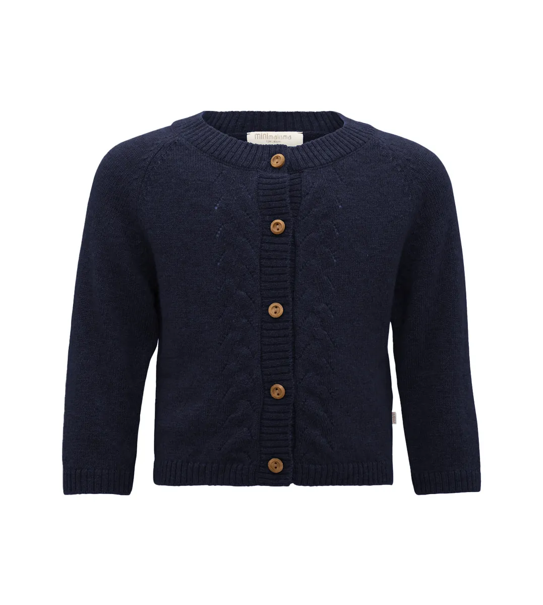 minimalisma Merino Strickjacke "Inka" | Dark Blue