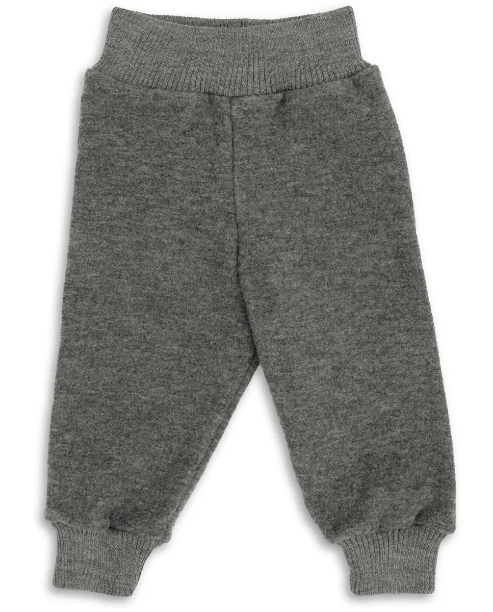Engel Wollfleece Hose | Lavagrau Melange