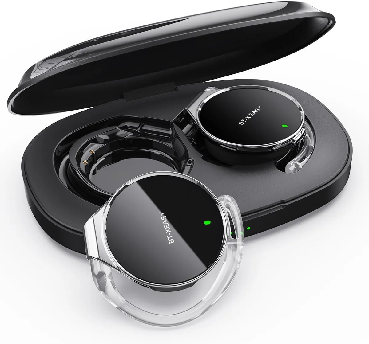 On Ear Kopfhörer Bluetooth mit Geräuschunterdrückung, Schwarz&silber&Black