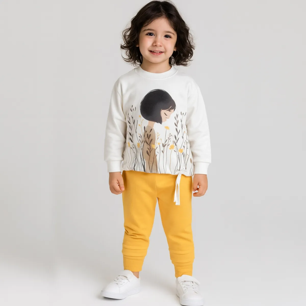 2-teiliges Mädchen Outfit aus Baumwolle