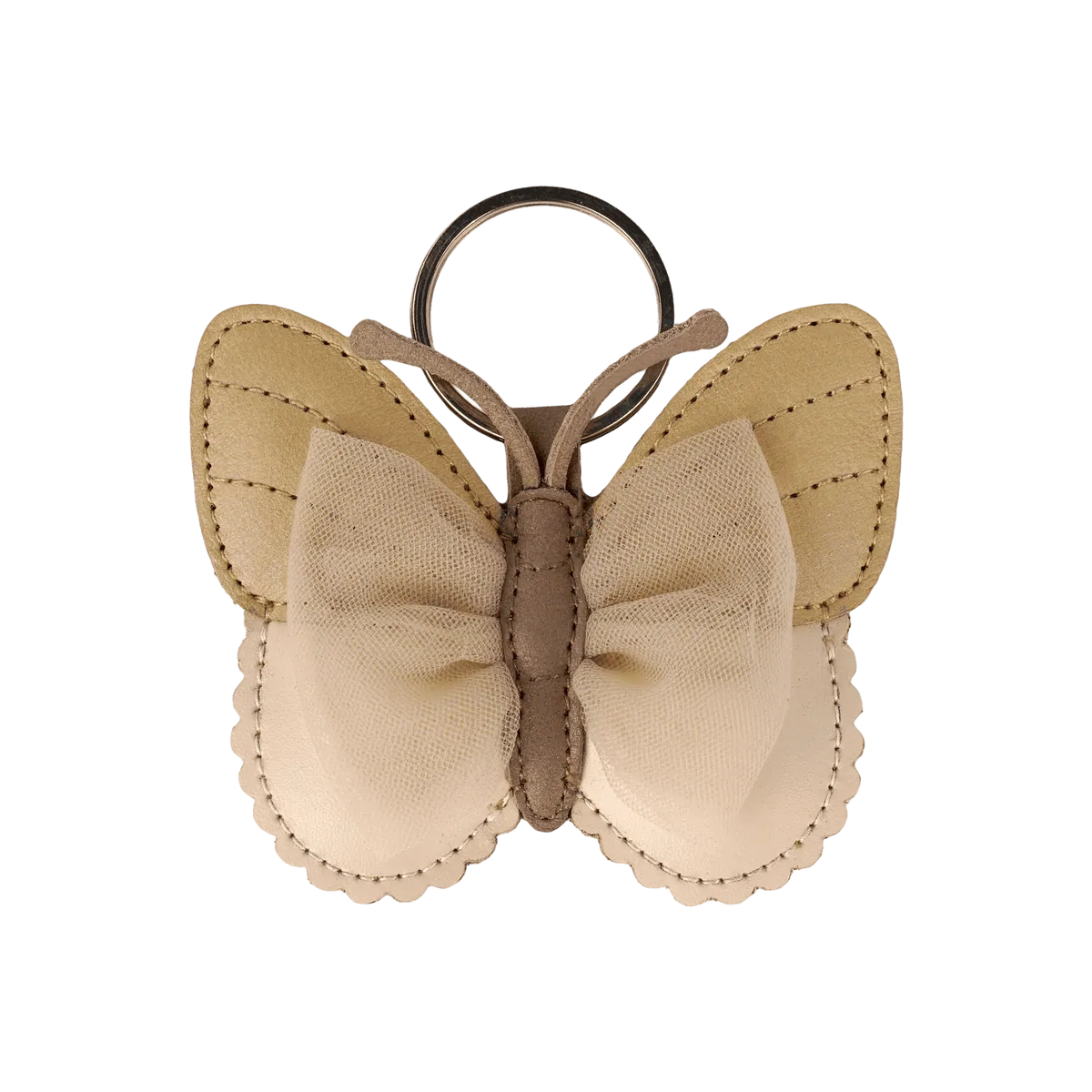 Donsje Anhänger "Alja Vlinder“ – Gold Metallic Leather