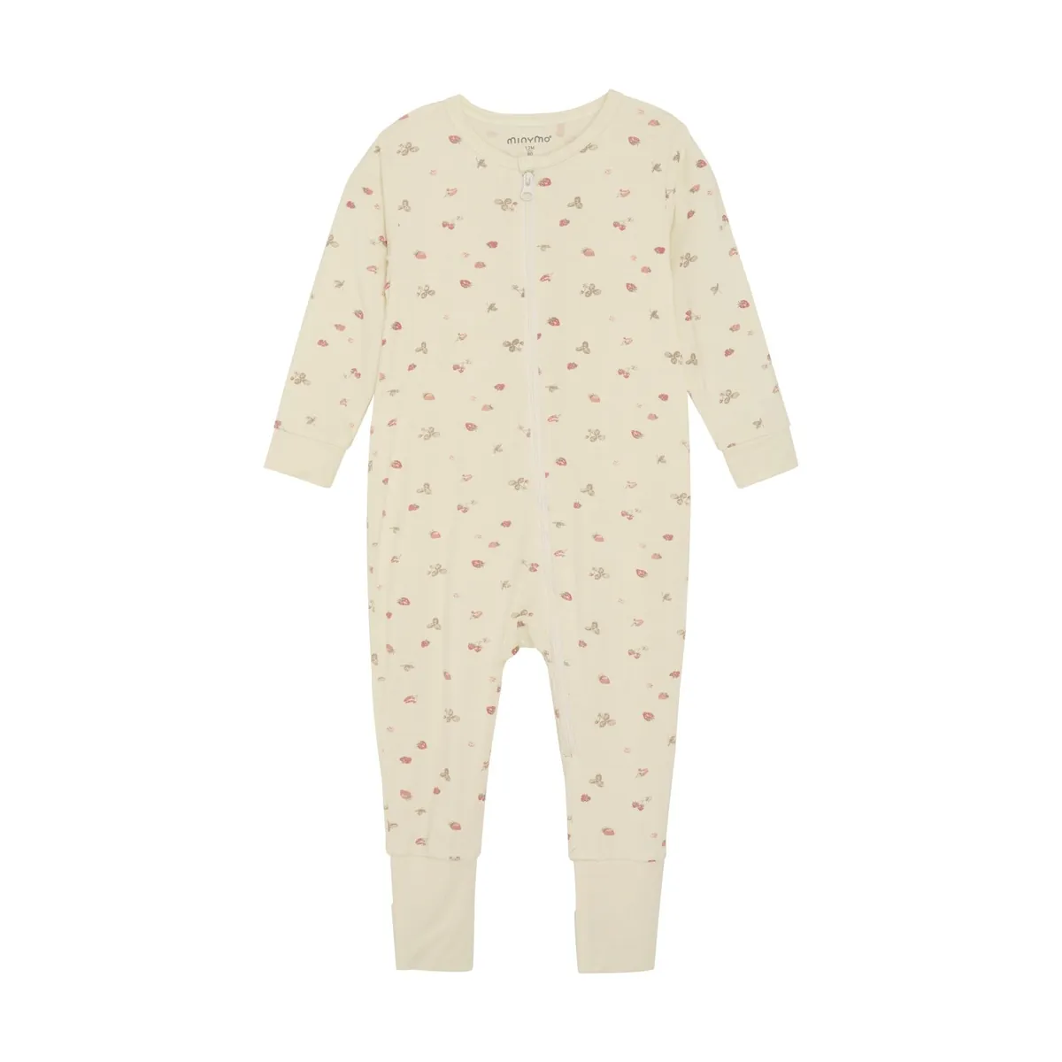 Bambus Jumpsuit / Pyjama Minymo - Strawberry Ice