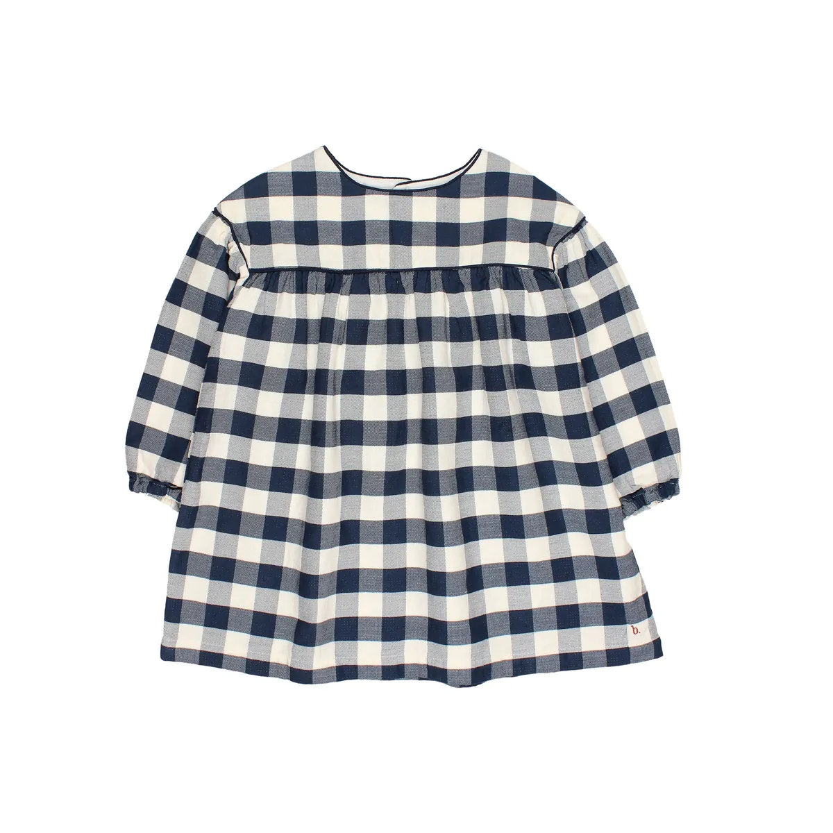 Búho "Gingham" Kleid  | Navy