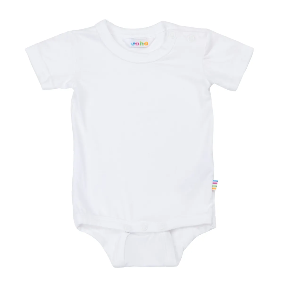 Joha "Kurzarm Body" - Bio Bambus | Weiss