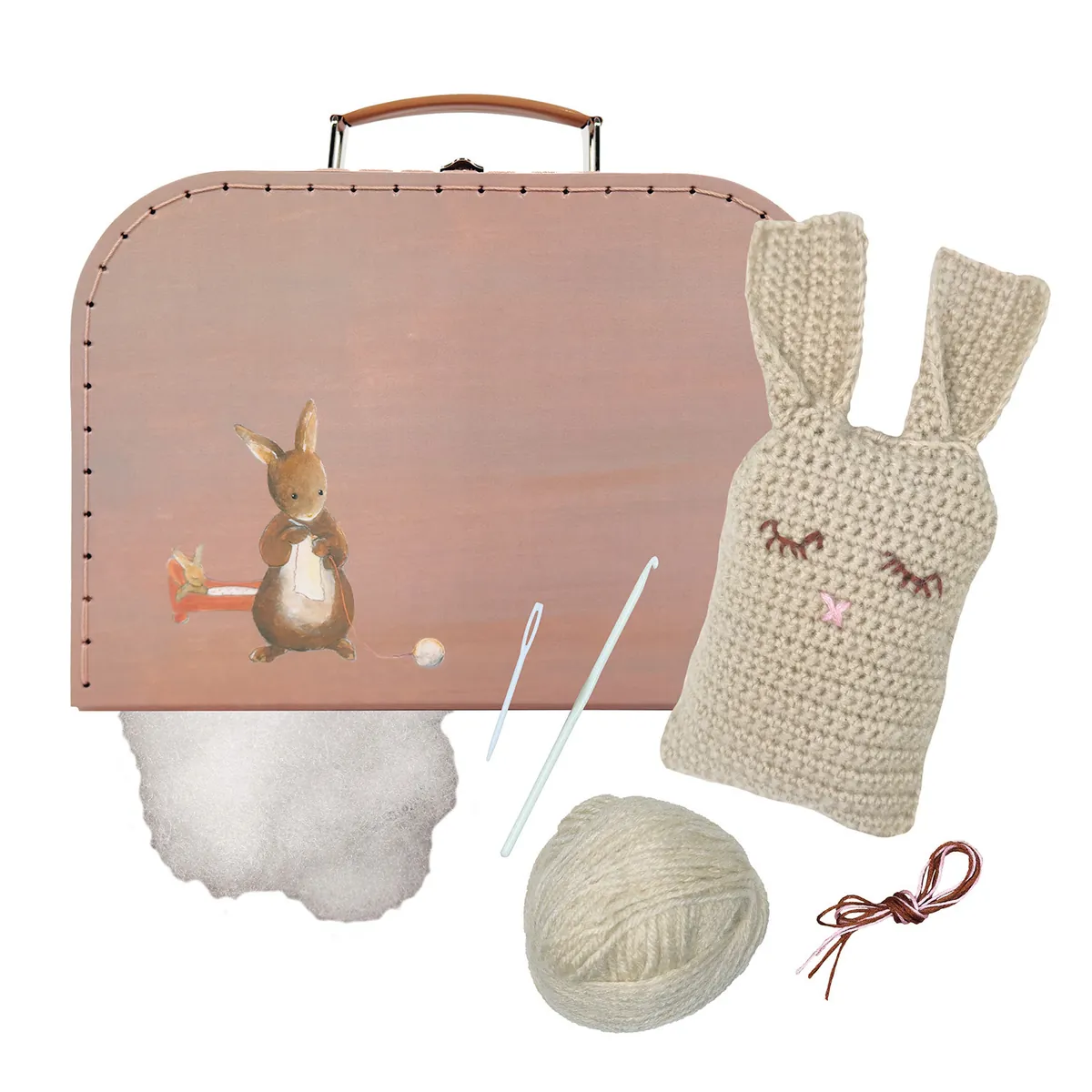 Egmont Toys Häkel-Set "Hase" im Koffer
