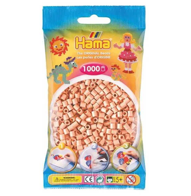 Midi Bügelperlen hautfarbe Perlen 1000 Stk