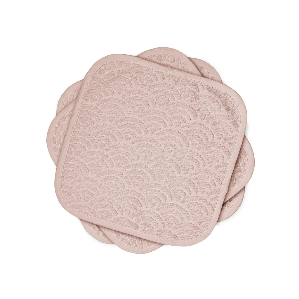 XL Waschlappen Set Rose