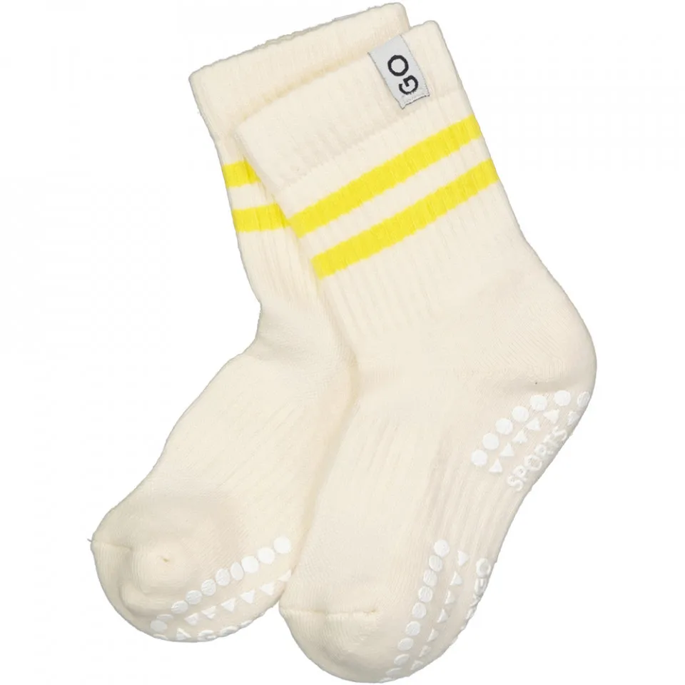 GoBabyGo Antirutsch Sportsocken "Yellow"