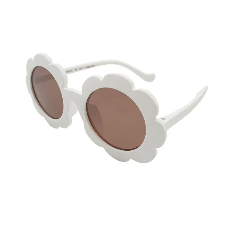 Maximo Mini Sonnenbrille - Blume weiss