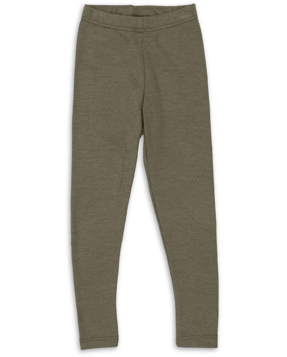 Engel Leggins Merinowolle | Olive