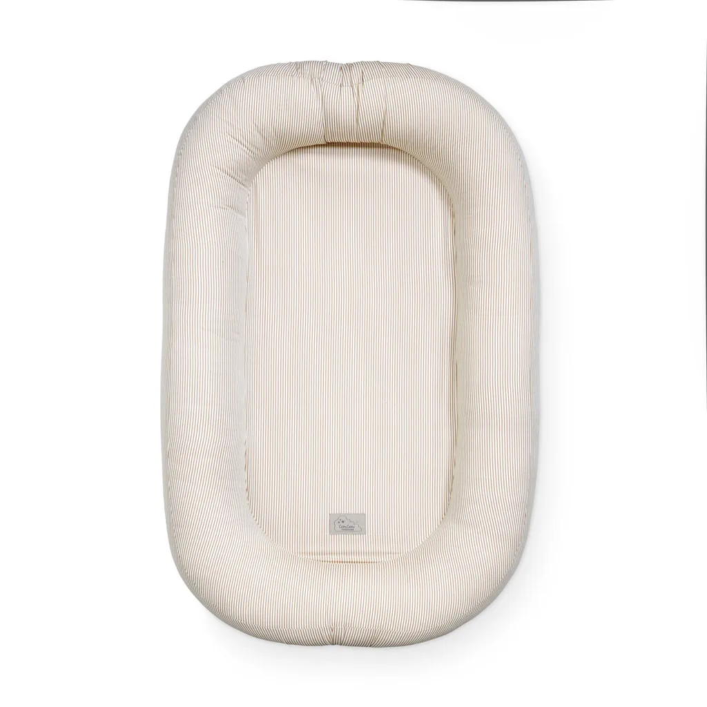 Cam Cam Babynest | Classic Stripes Camel