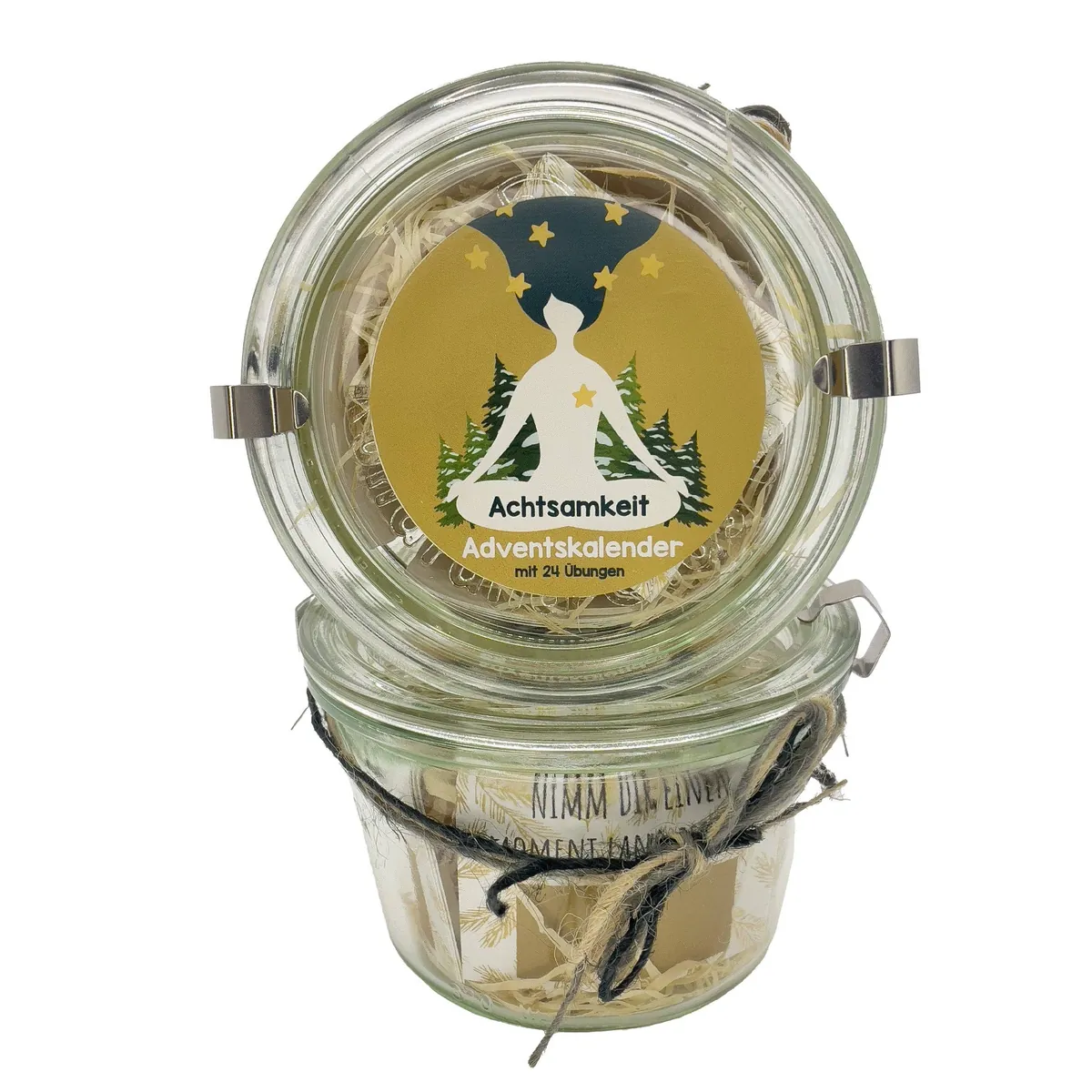 Rubbel Adventkalender Achtsamkeit im Weckglas