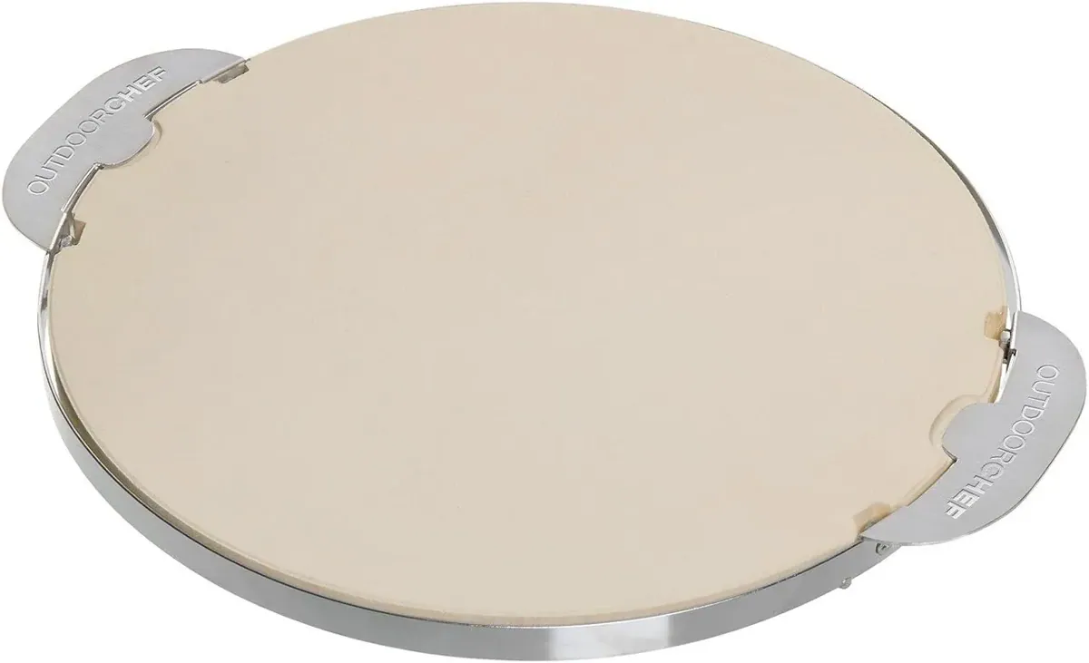 Pizzastein für Grill, 32,5 x 37,5 x 1,7 cm