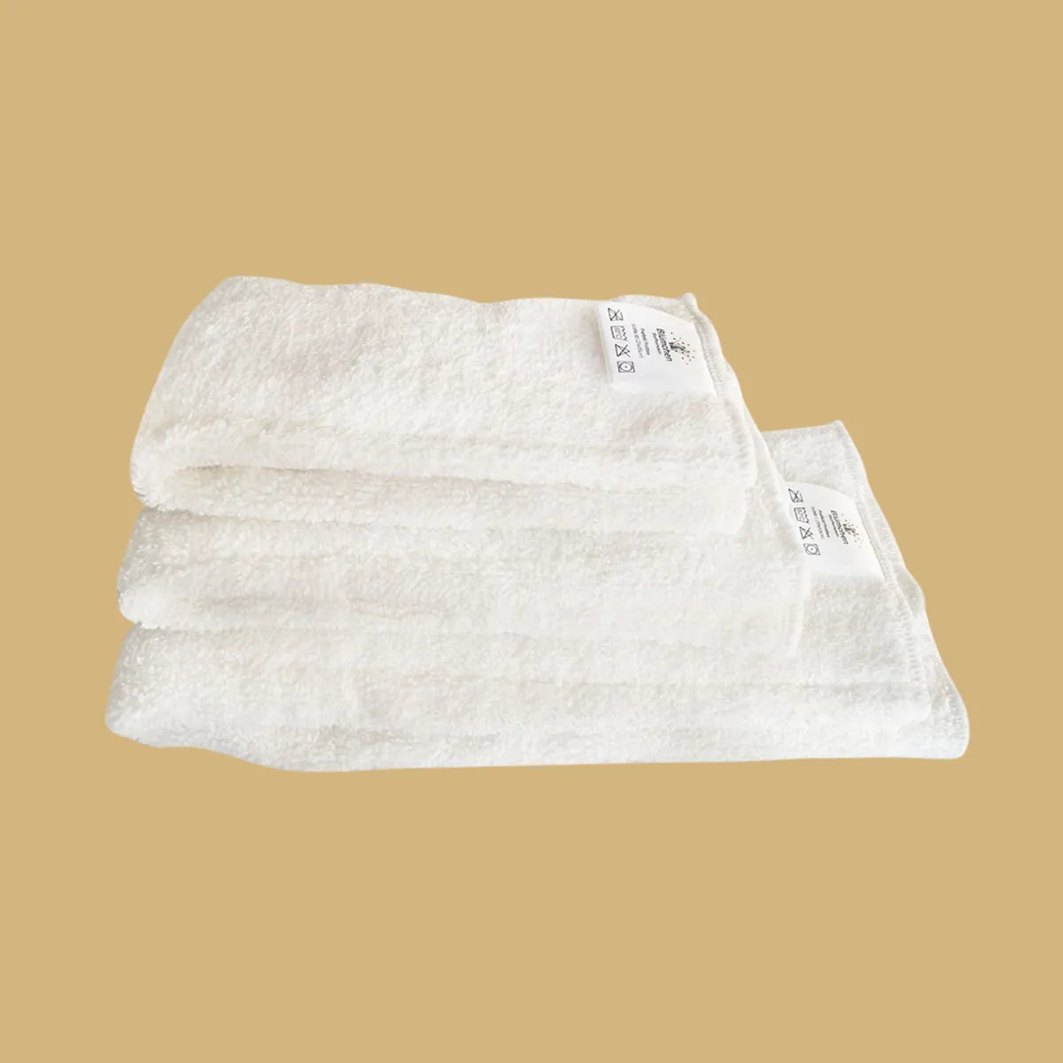 BLÜMCHEN Prefolds aus Bambus-Baumwolle-Frottee 5er-Pack