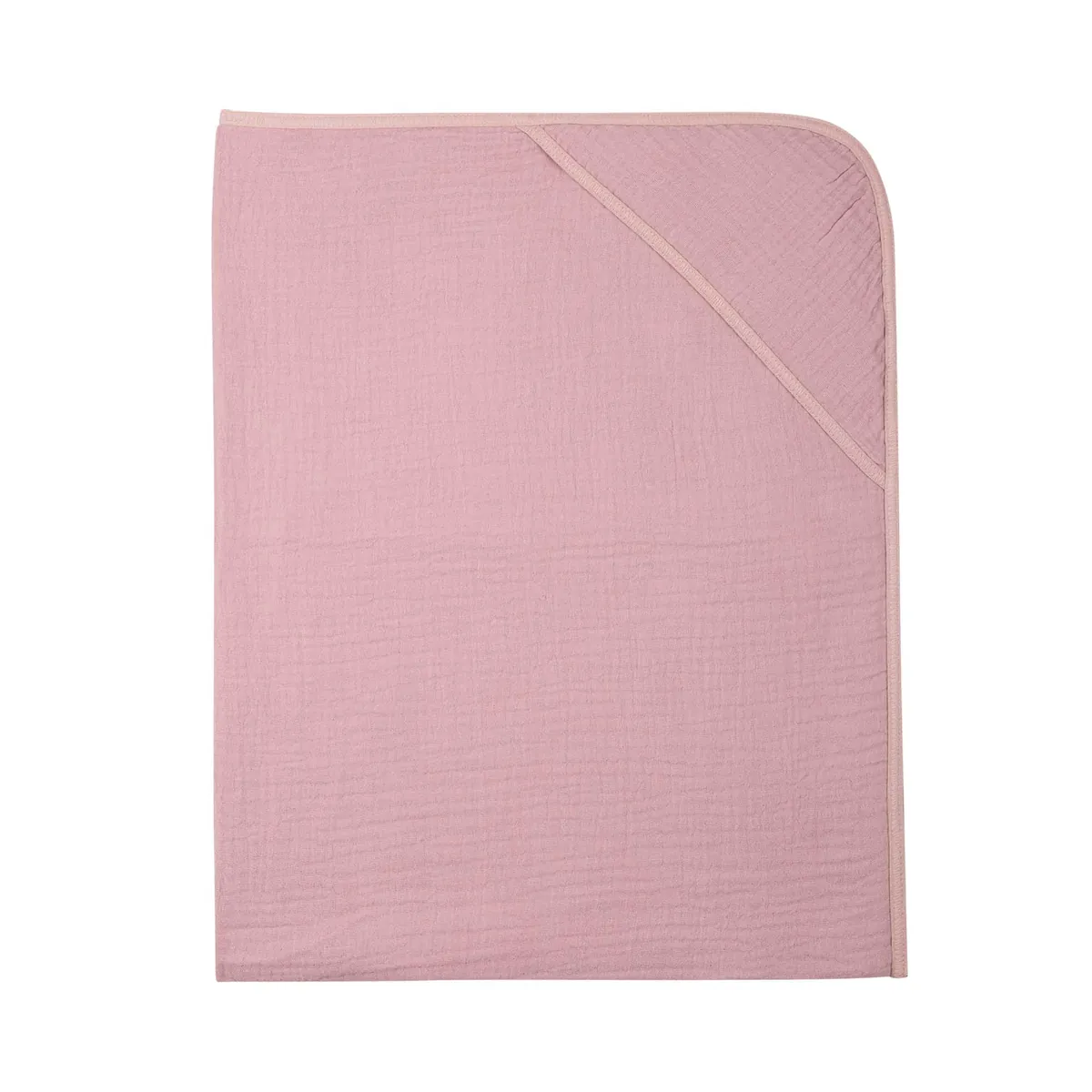 PurePure Musslin Babydecke - dark powder