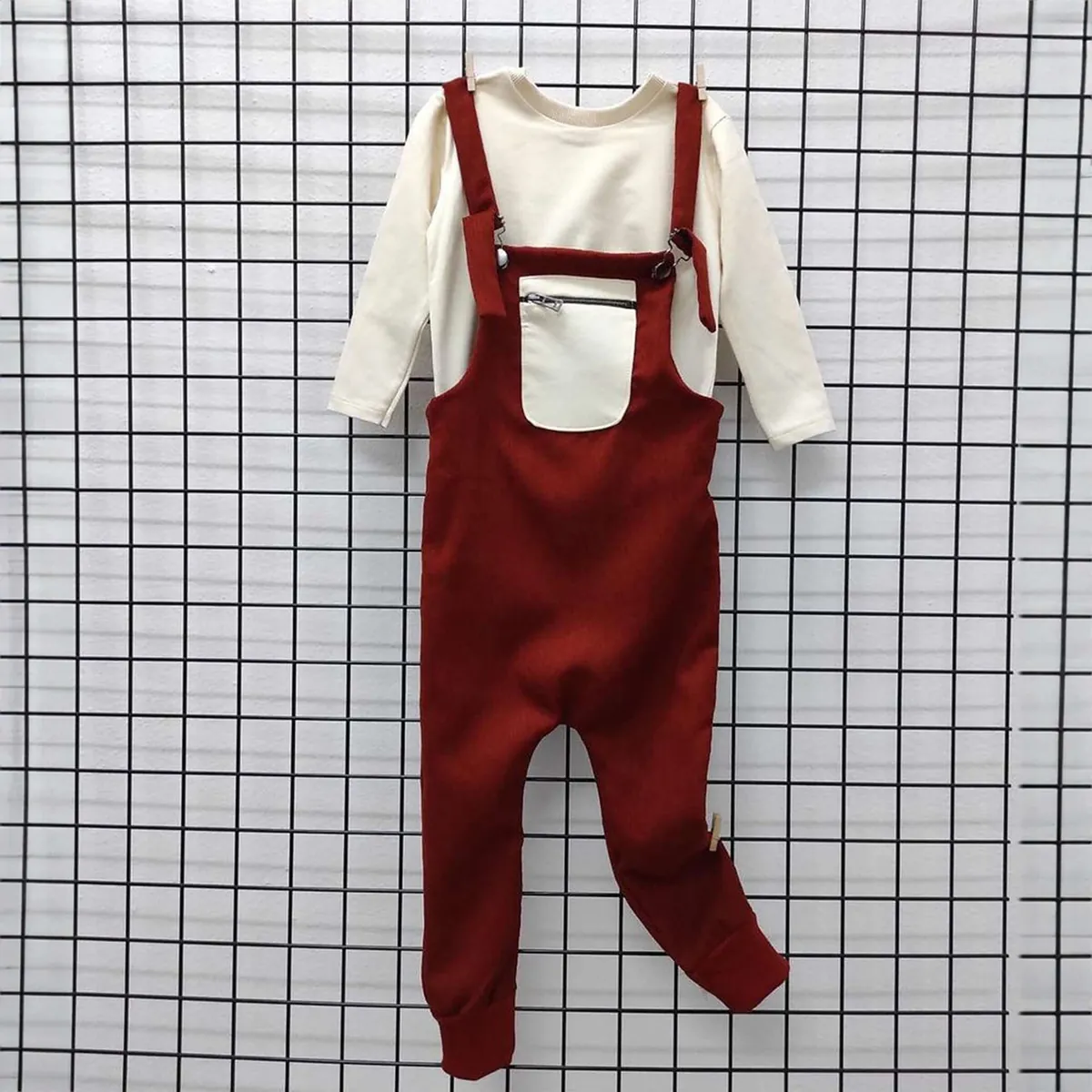 Overall + Sweatshirt "Velved Collection", 2-teiliges- Set