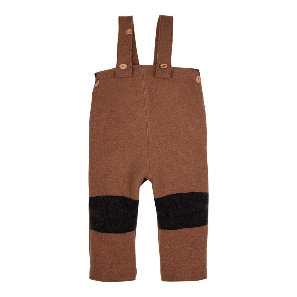 Pure Pure Wollwalk-Hose mit Träger - Haselnuss