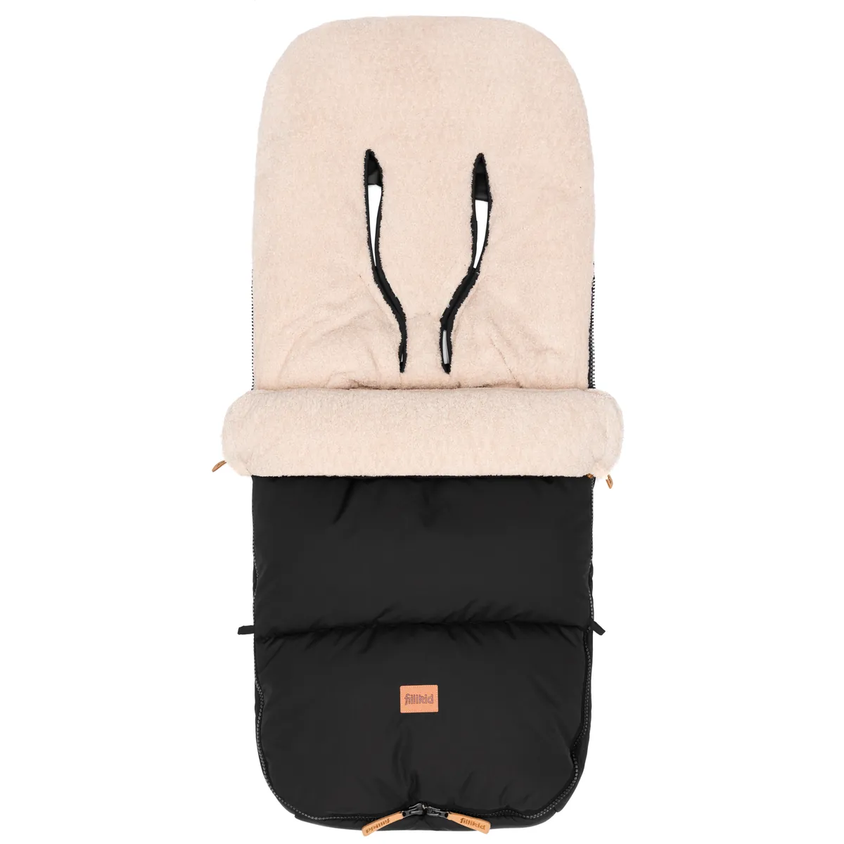 Fillikid Winterfusssack Kinley Teddy schwarz