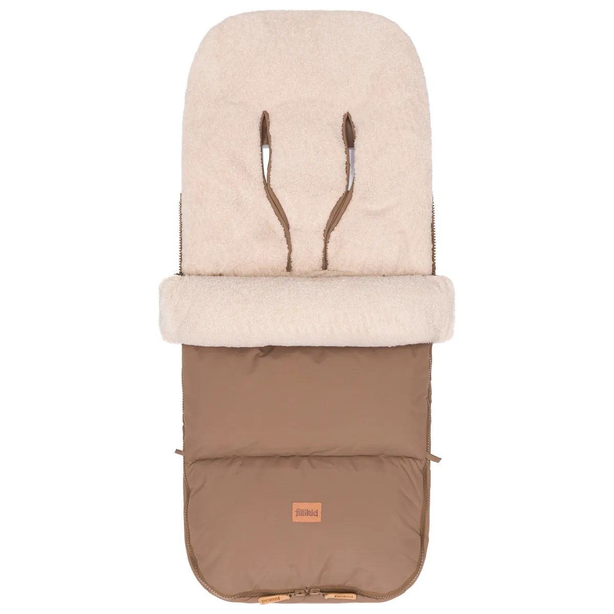 Fillikid Winterfusssack Kinley Teddy taupe