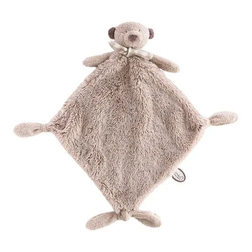 Dimpel Kuscheltuch Bär "Noann Doudou 35" | Grau Beige