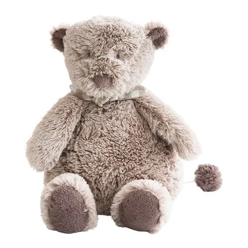 Dimpel Spieluhr Teddybär "Noann" 20 | Grau Beige