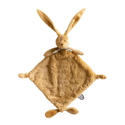Dimpel Kuscheltuch Hase "Flo Doudou 35" Liberty | Caramel