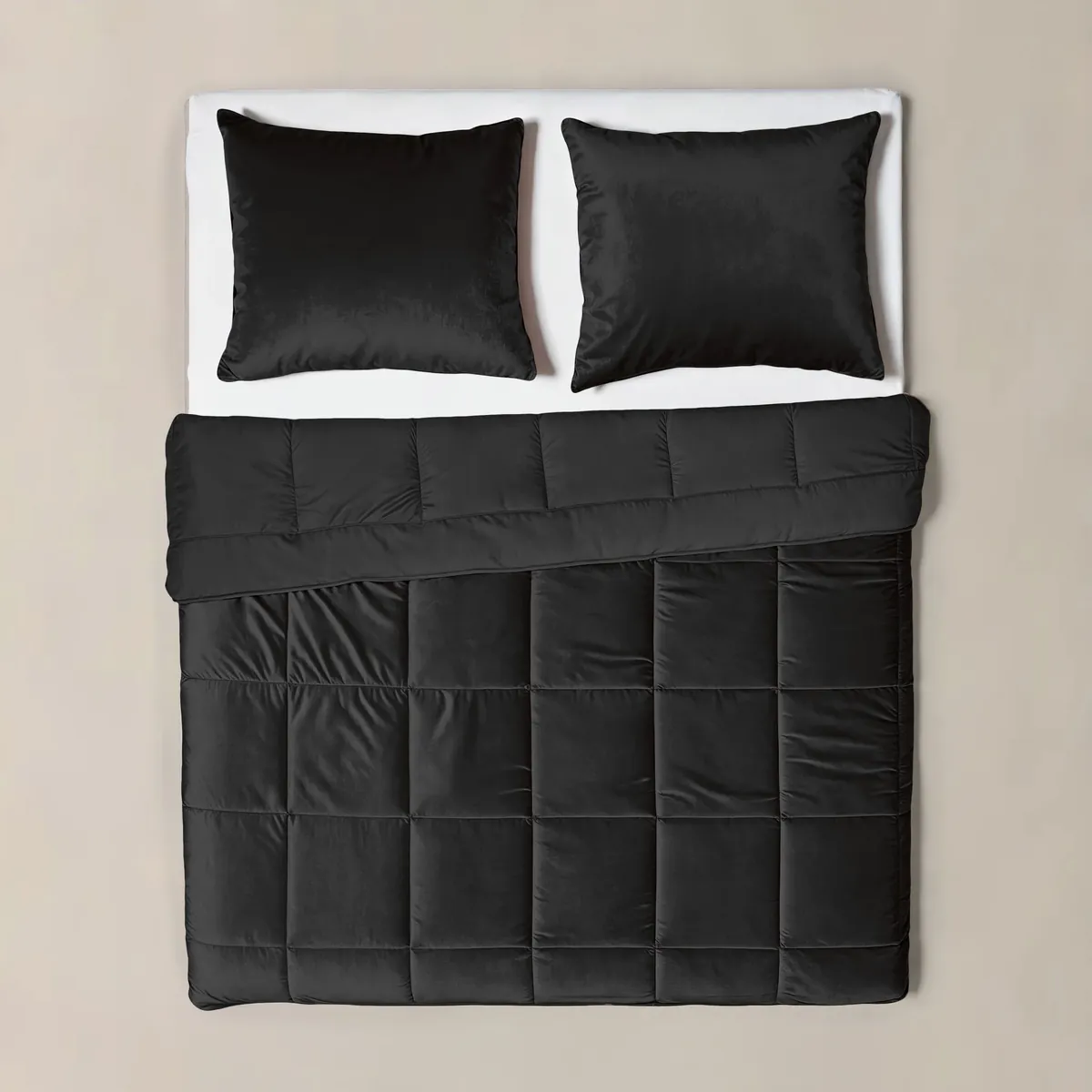 Lazy Velvet Bettdecke Schwarz