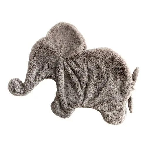 Dimpel Kuscheltuch Elefant "Oscar Doudou 42" | Grau Braun
