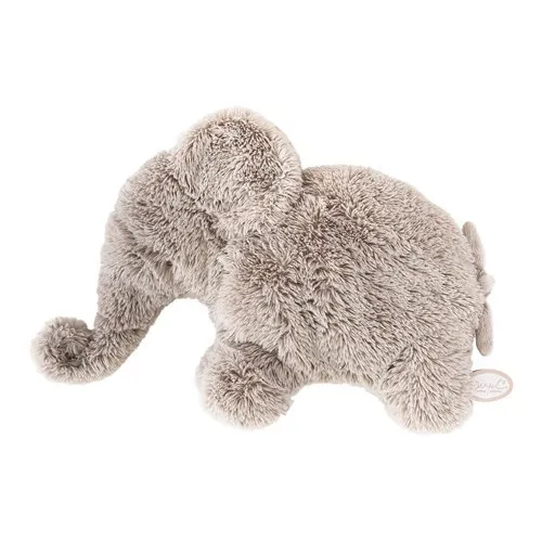 Dimpel Kuscheltuch Elefant "Oscar Pancake 32" | Grau Beige