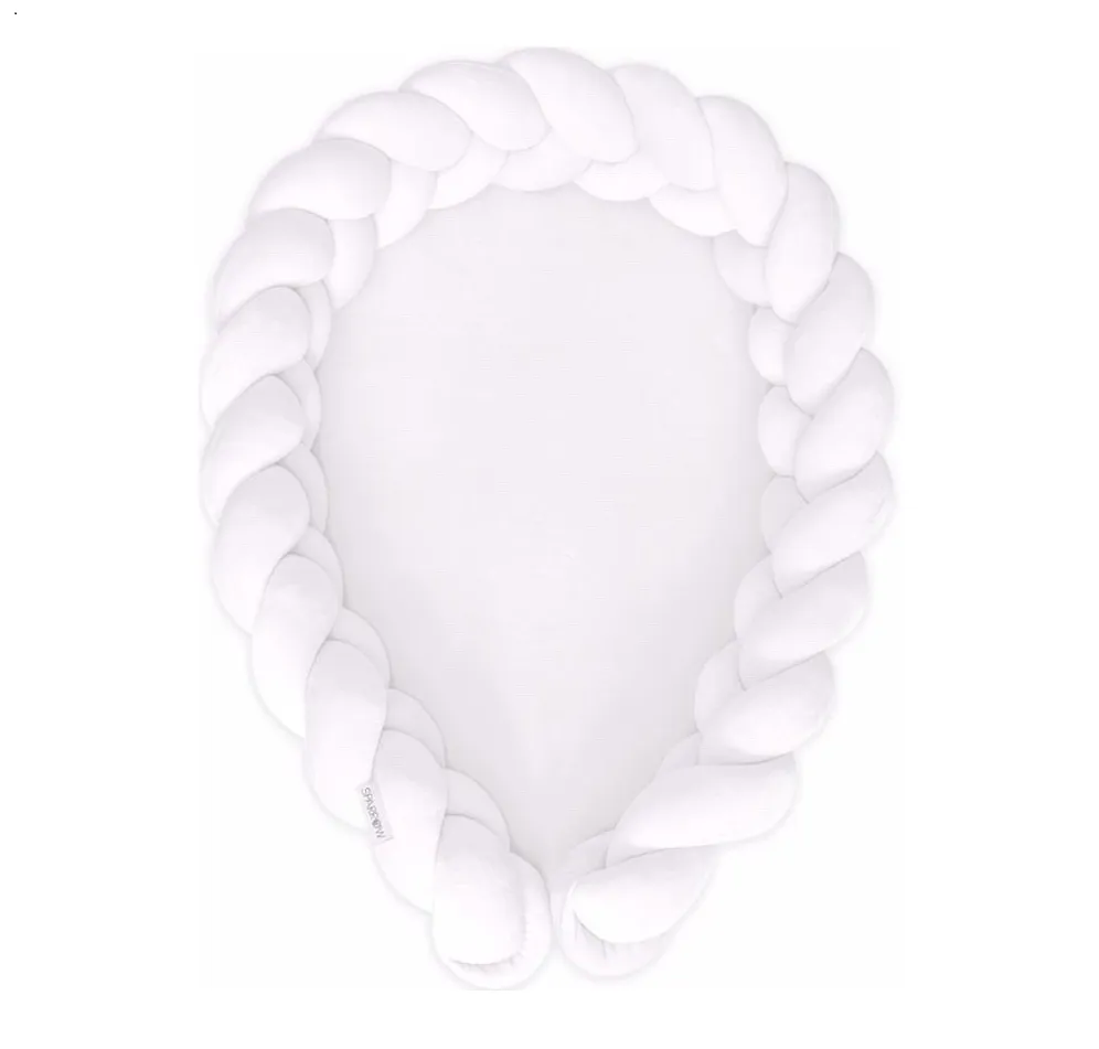 Sparrow - Babynest Bettschlange weiss 2 in 1