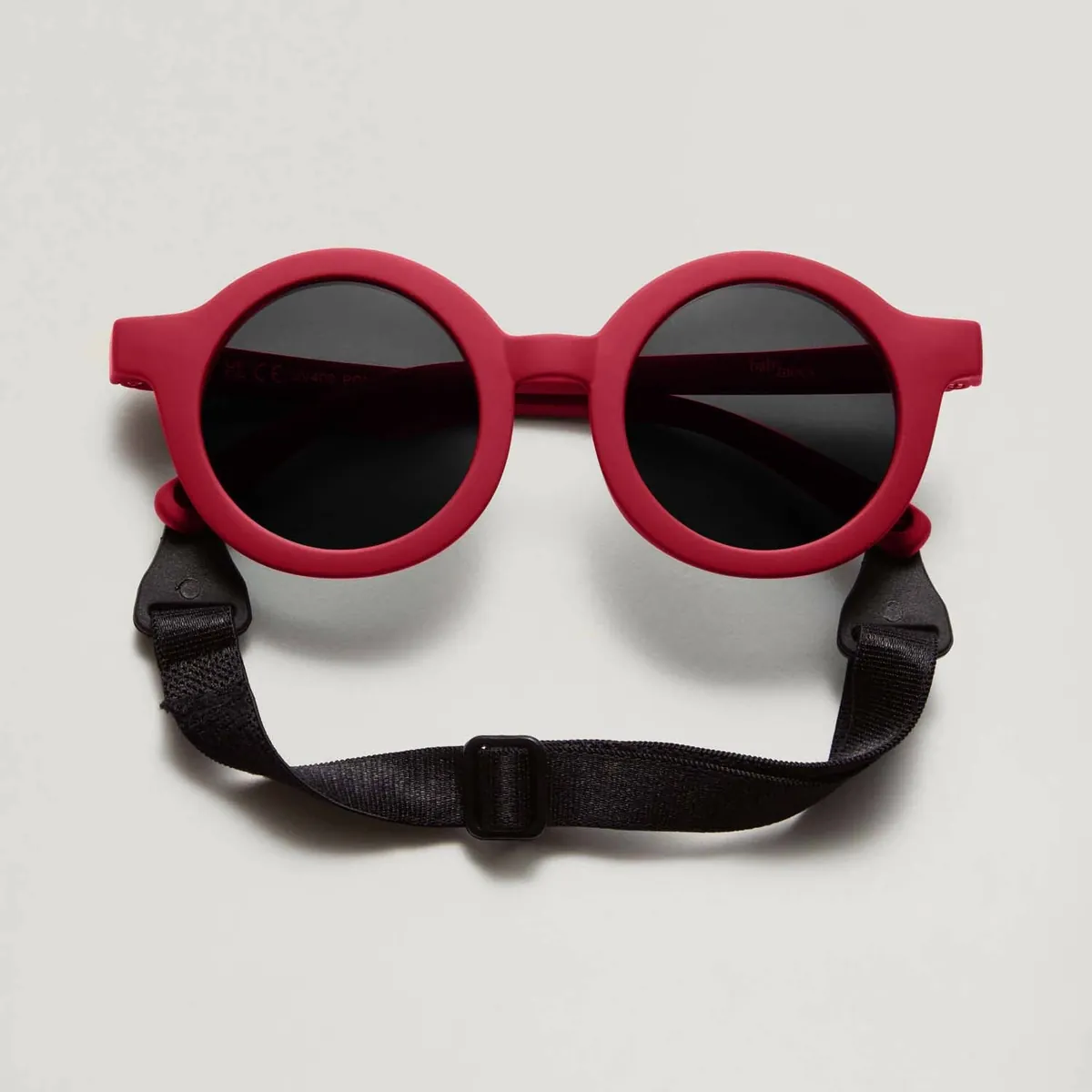 BabyMocs biegsame, weiche Sonnenbrille Babygrösse 0-1.5 Jahre - rot