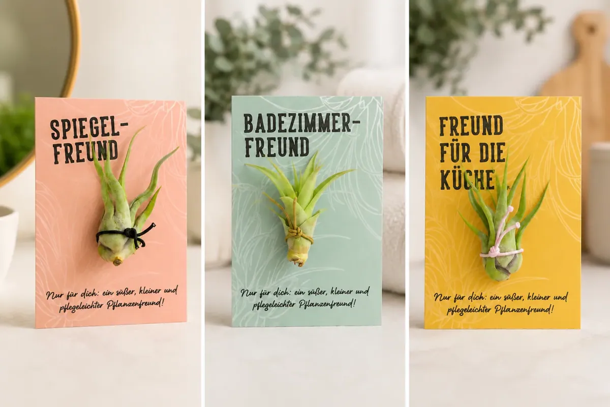 Pflanze mit Saugnapf - einzigartiges Geschenk