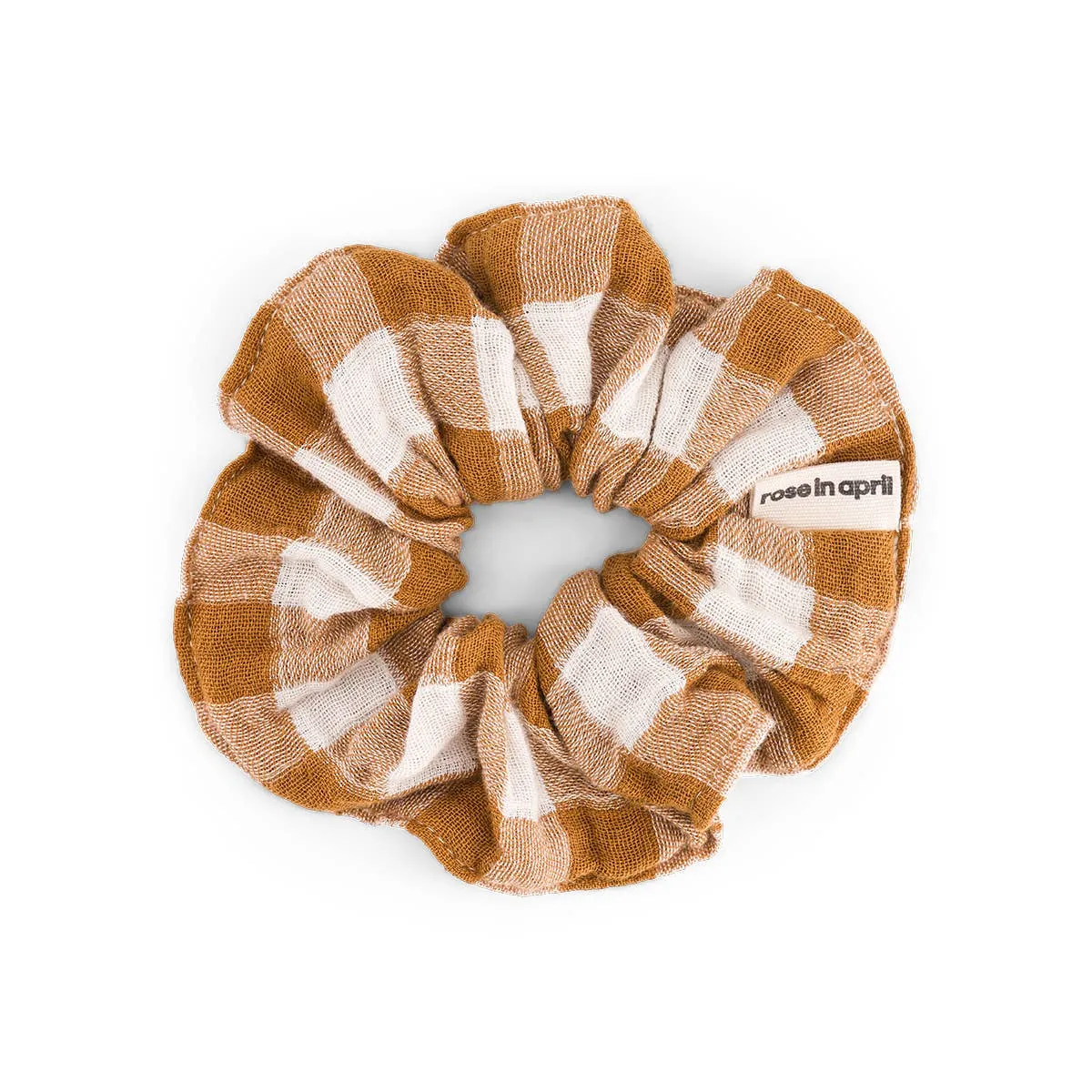 Rose in April Scrunchie "Chouchou" Karamell