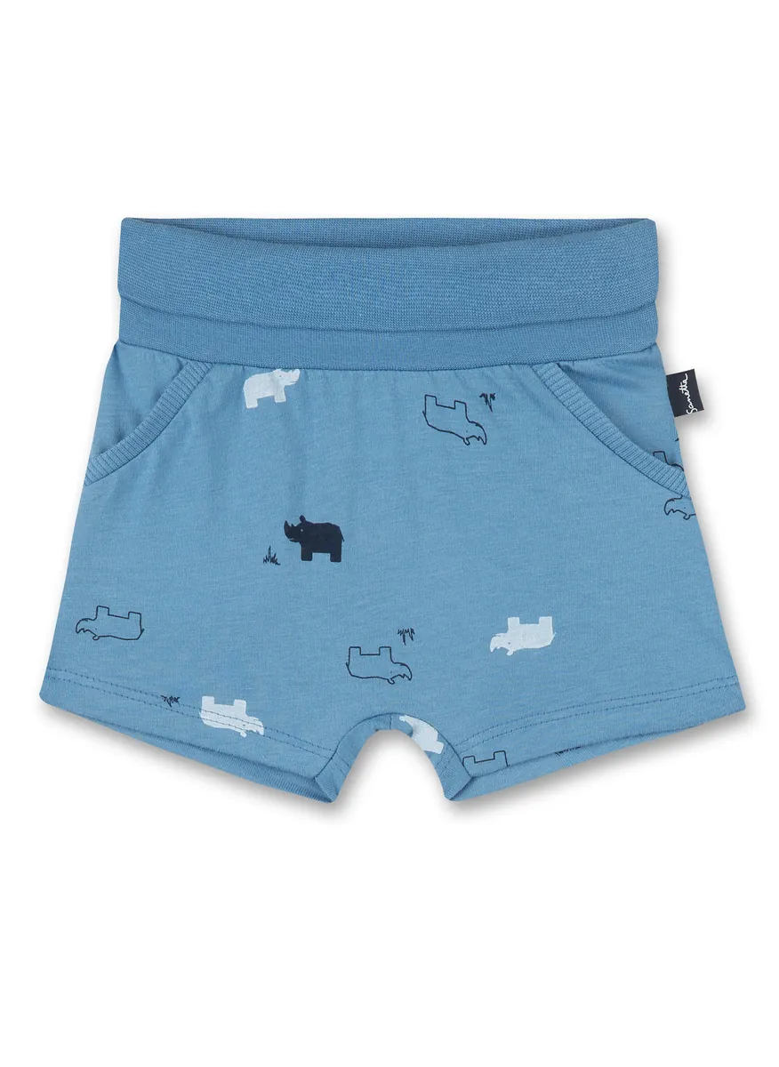 Sanetta Shorts Nashörner blau
