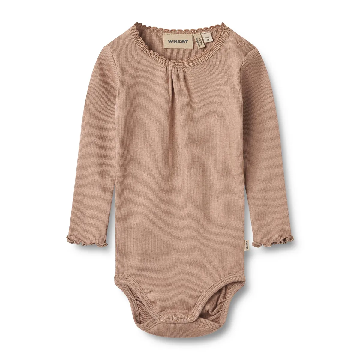 Wheat Body Rib "Lotta" Nougat Rose