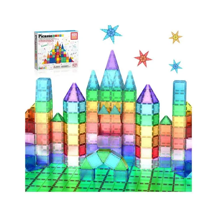 Blocs de construction magnétiques - 101 pces