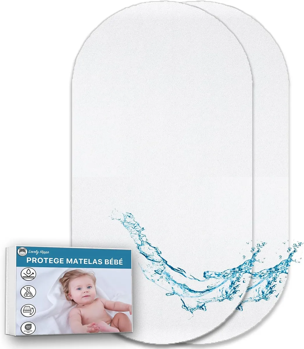 2er-Set Wasserdichter Matratzenschoner, 40 x 80 cm, 40 x 80 cm (Set de 2)