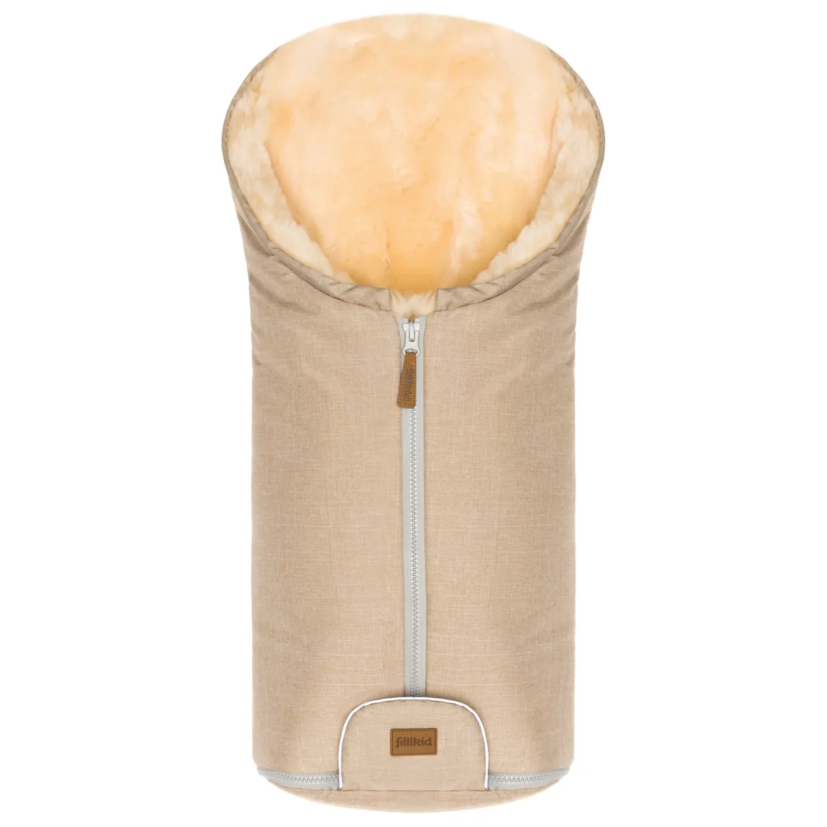 Fillikid Winterfusssack Lammfell Gr. 0 St.Moritz beige
