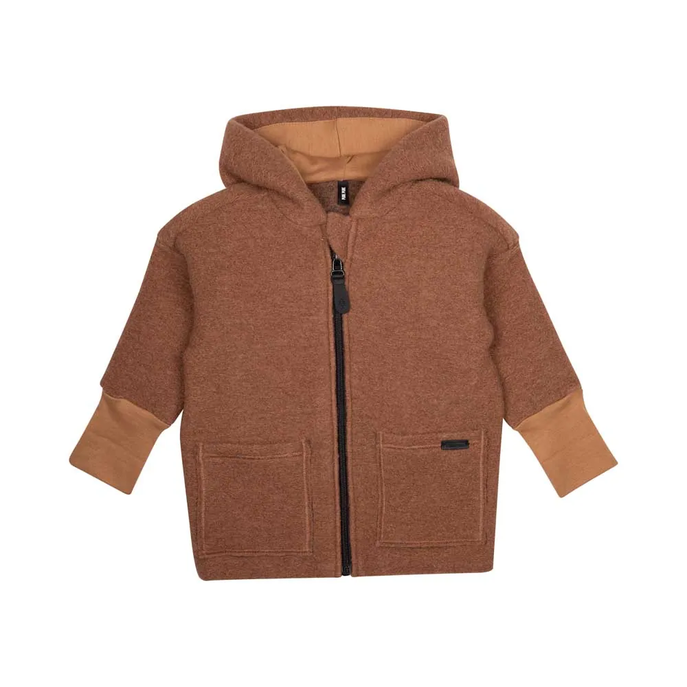 Pure Pure Wollwalk-Jacke - Haselnuss