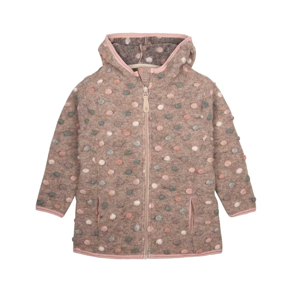 Pure Pure Wollwalk-Jacke - Kaschmir Dots