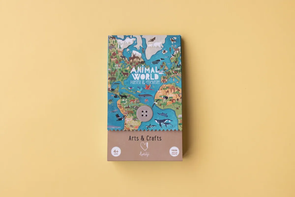 Londji Poster Sticker-Set "Animal World"